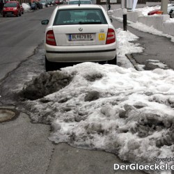Keine Schneeräumung