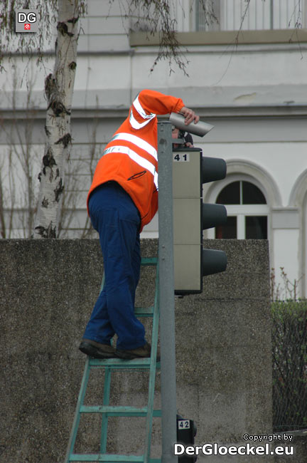 Der Austausch des Sensors an der Kreuzung