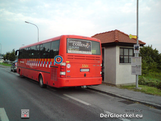 Unfall mit Linienbus der städtischen Verkehrsgesellschaft Bratislava - DPB